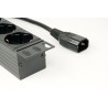 GEMBIRD LISTWA ZASILAJĄCA RACK 19" PDU EG-PDU-014-C14 1U, 10A, 8X SCHUKO, WTYK C14, KABEL 3M