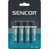 Sencor Jednorazowa alkaliczna baterie AA, 4-pack