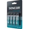 Sencor Jednorazowa alkaliczna baterie AA, 4-pack