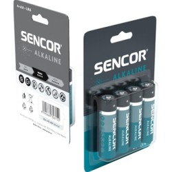 Sencor Jednorazowa alkaliczna baterie AA, 4-pack