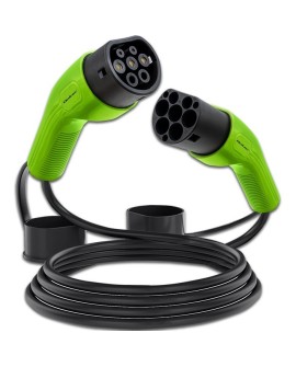 QOLTEC KABEL EV TYP2 DO ŁADOWANIA SAMOCHODU | 230V | 7KW | 32A | 5M