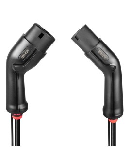 Lindy 30111 kabel do ładowania pojazdów elektrycznych Czarny Typ 2 3 7 m