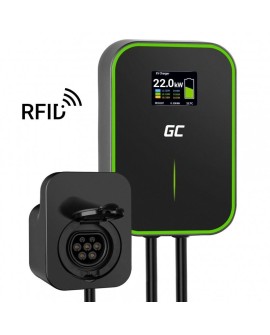 Ładowarka Green Cell Wallbox EV PowerBox 22kW z gniazdem i RFID