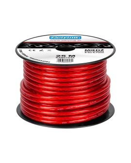 Kabel samochodowy 8Ga OD6.7mm CU 25m