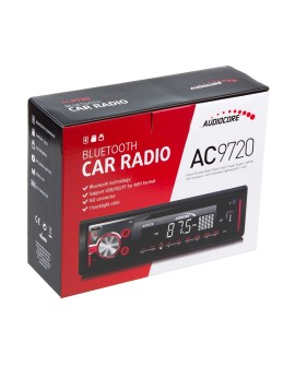 Radioodtwarzacz samochodowe AUDIOCORE AC9720B (USB + AUX + karty SD)
