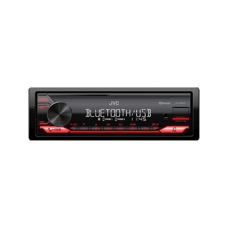 Radioodtwarzacz samochodowy JVC KDX-282BT RED
