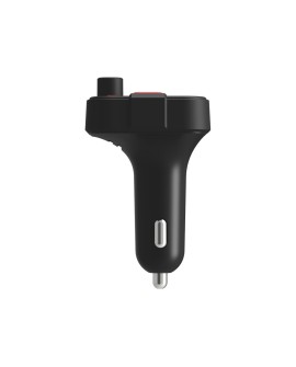SAVIO TR-15 TRANSMITER FM Z WYŚWIETLACZEM, BLUETOOTH I ŁADOWARKĄ PD USB-C USB-A QUICK CHARGE, BASS BOOST