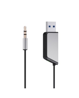 SAVIO TRANSMITER AUX, USB, BLUETOOTH 5.3, FUNKCJA ZESTAWU GŁOŚNOMÓWIĄCEGO, TR-16