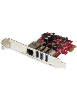 3 PORT PCIE USB 3.0 CARD + GBE/.
