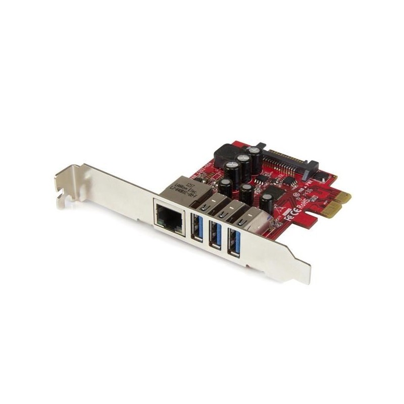 3 PORT PCIE USB 3.0 CARD + GBE/.
