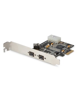 Kontroler Firewire (800) PCI Express 2xZew. 1xWew.IEEE1394b 9pin, Low Profile, Chipset: XIO2213B