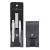 Zestaw do manicure ZWILLING 97119-004-0 Twinox – czarne, skórzane etui, 3 elementy