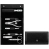 Zestaw podróżny Zwilling Classic Inox – skórzane etui, 7 elementów - Czarny
