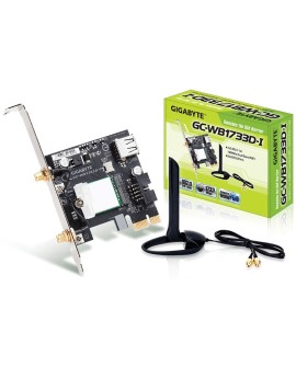 GIGABYTE GC-WB1733D-I karta sieciowa Wewnętrzny WLAN / Bluetooth 1733 Mbit/s