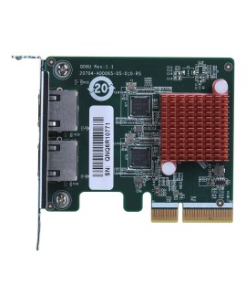 Qnap QXG-2G2T-I225, 2 x 2.5GbE, PCIe Gen2 x1, Low-profile