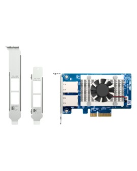 Qnap QXG-10G2T, 2x 10GbE, PCIe Gen3 x4, Low-profile
