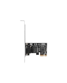 LANBERG KARTA SIECIOWA PCI-E 1X RJ45 1GB RTL8111C ŚLEDŹ LOW PROFILE PCE-1GB-201