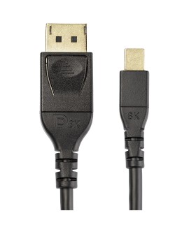 StarTech.com DP14MDPMM2MB kabel DisplayPort 2 m Mini DisplayPort Czarny