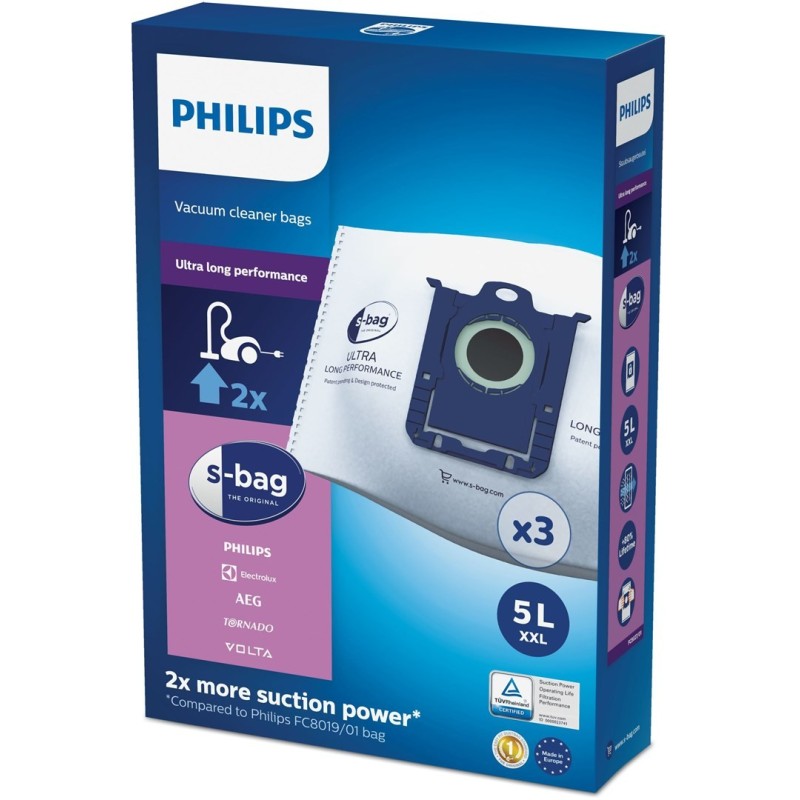 Worek do odkurzacza AEG, Electrolux, Philips (Materiał syntetyczny Philips FC8027/01 3 szt.)