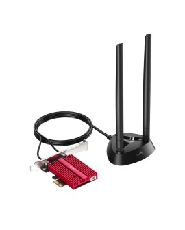 Karta sieciowa CUDY WE4000 AX5400 Wi-Fi 6/6E BT 5.2 Intel AX210NGW Radiator PCIe + Antena na kablu