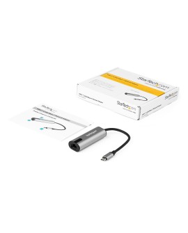 Karta sieciowa StarTech US2GC30 2.5GbE USB C to Ethernet Adapter NBASE-T NIC - USB 3.0 Type C 2.5/1 Gigabit/100 Mbps Multi Speed