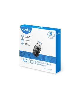 Karta sieciowa CUDY WU1300S AC1300 USB 3.0