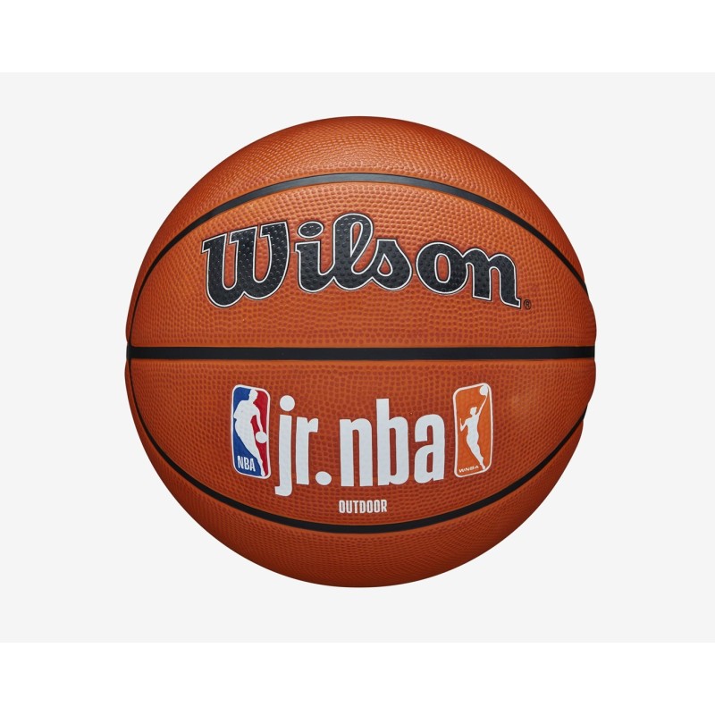 Piłka koszykowa Wilson JR NBA Logo Auth Outdoor pomarańczowa WZ3011801XB6