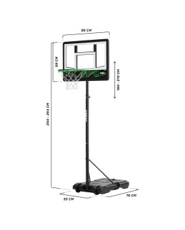 Salta Dribble kosz do koszykówki 85 cm x 254 cm