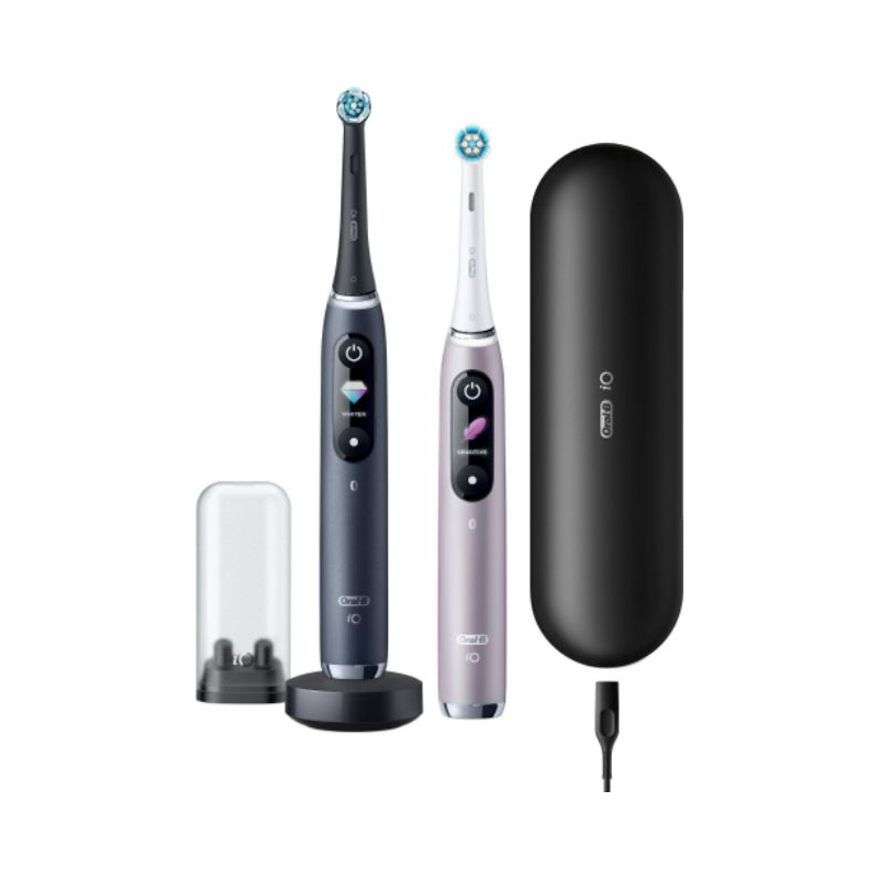 Szczoteczka magnetyczna ORAL-B Series 9 Duo 2 szt. Black Onyx/Rose Quartz (4210201411574)