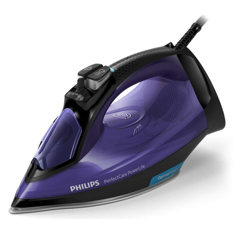 Żelazko parowe PHILIPS GC3925/30 PerfectCare (2500W /Czarno-fioletowy)