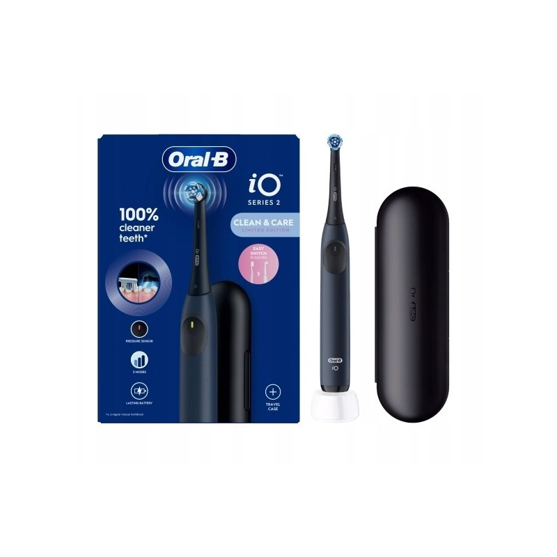 Szczoteczka magnetyczna ORAL-B iO Series 2 Granatowa + Etui Granatowy (8700216868808)