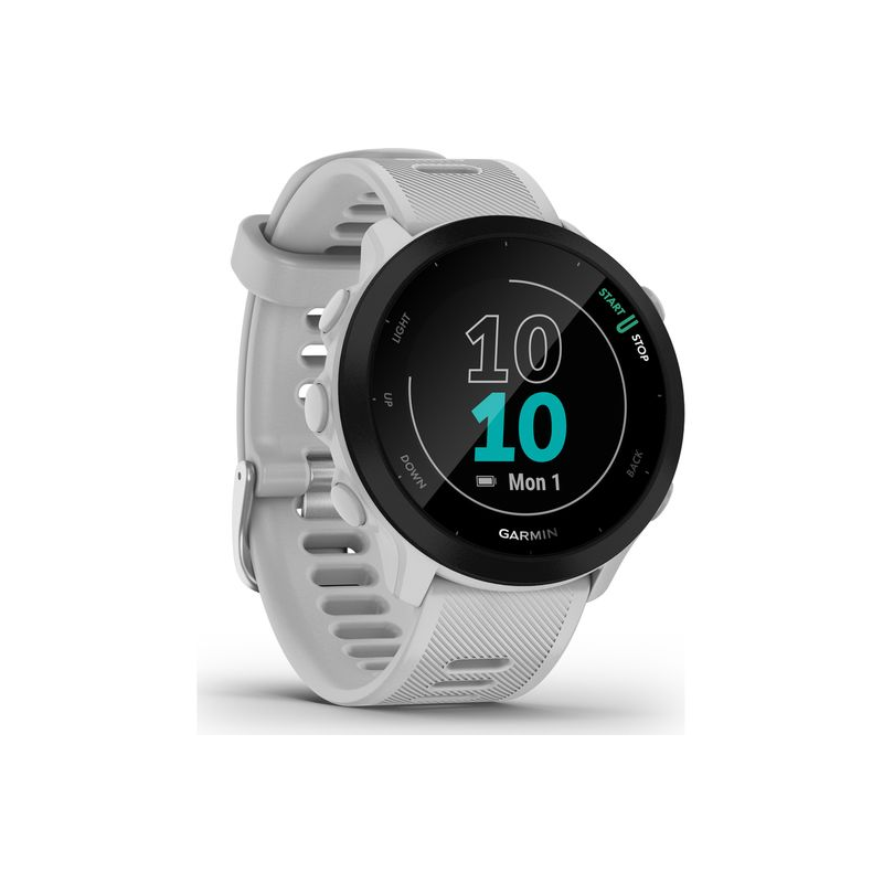 Forerunner 55 Biały GARMIN Biało-czarny