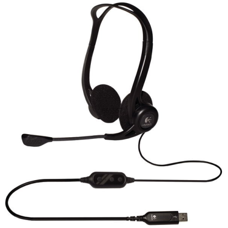 Słuchawki z mikrofonem LOGITECH PC Stereo Headset 960 Czarny