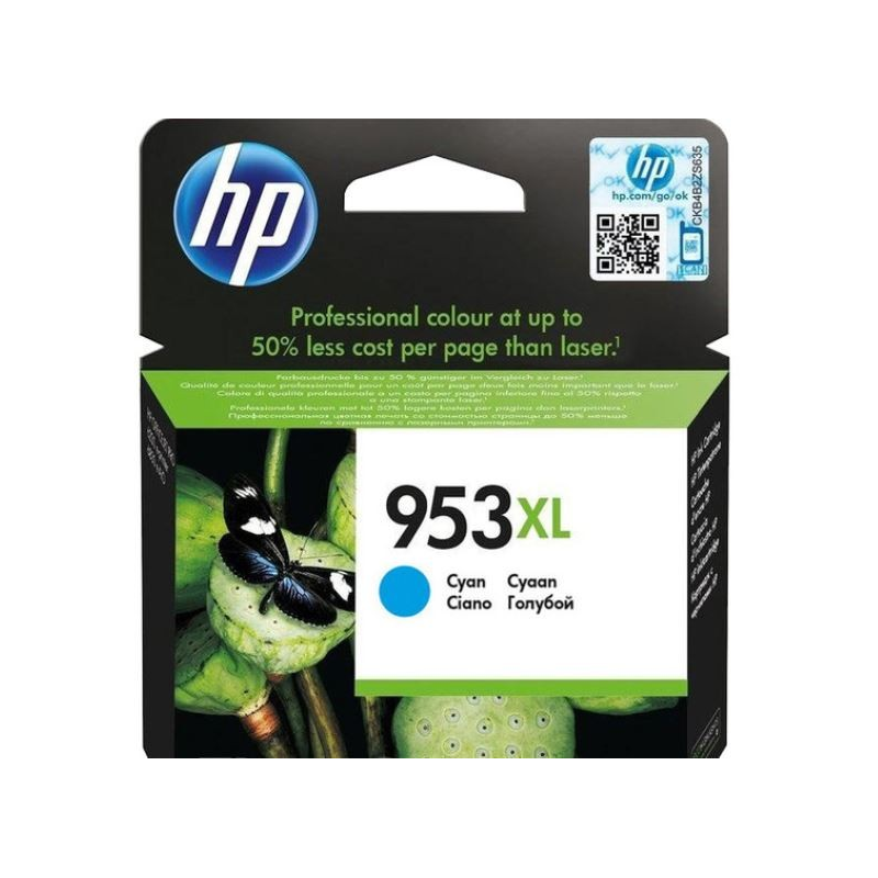 Tusz HP 953 XL Cyan (F6U16AE)