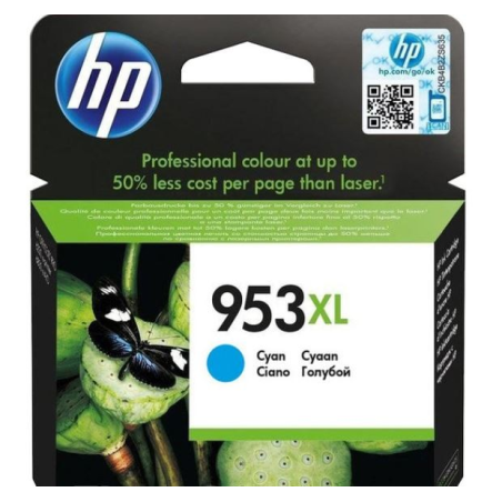 Tusz HP 953 XL Cyan (F6U16AE)