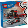 LEGO City Ciężarówka F1 z bolidem Audi F1 60493