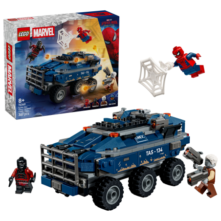 LEGO Super Heroes Pościg Spider-Mana za więźniarką 76349