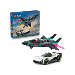 LEGO CITY GREAT VEHICLES Odrzutowiec kontra samochód 60489