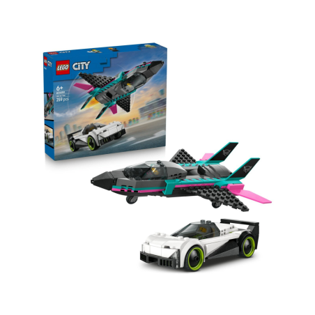LEGO CITY GREAT VEHICLES Odrzutowiec kontra samochód 60489