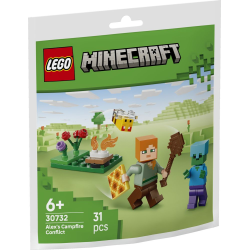 LEGO Minecraft Potyczka Alex przy ognisku 30732