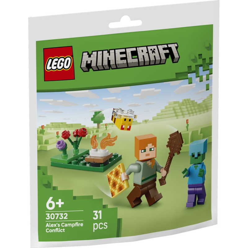 LEGO Minecraft Potyczka Alex przy ognisku 30732