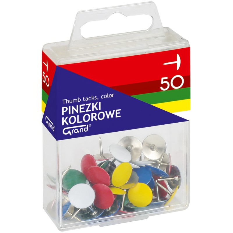 Pinezki kolorowe