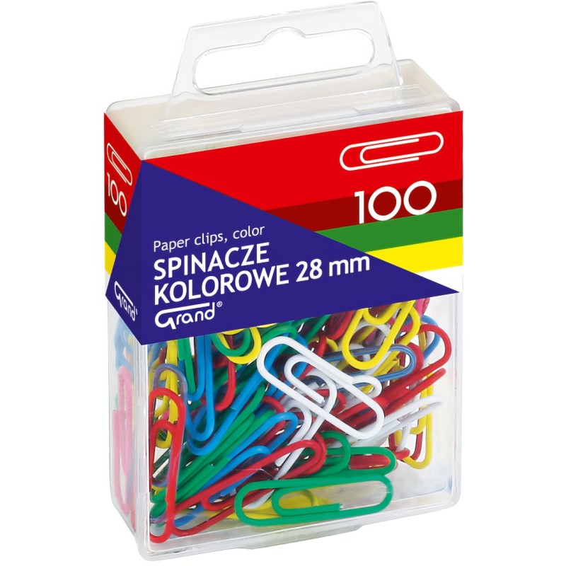 Spinacze kolorowe