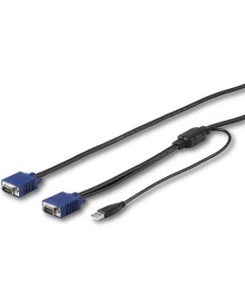 StarTech.com RKCONSUV10 kabel KVM Czarny 3 m