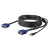 StarTech.com RKCONSUV10 kabel KVM Czarny 3 m