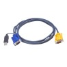 ATEN 2L-5202UP kabel KVM Czarny 1,8 m