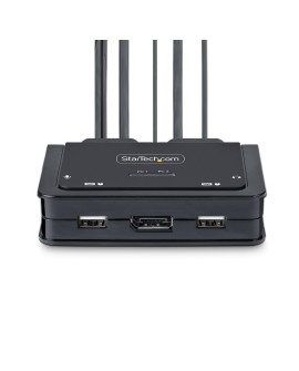 StarTech.com C2-D46-UAC-CBL-KVM przełącznik KVM Czarny