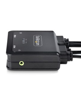 StarTech.com C2-D46-UAC-CBL-KVM przełącznik KVM Czarny