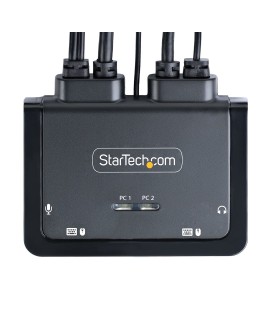 StarTech.com C2-D46-UAC-CBL-KVM przełącznik KVM Czarny