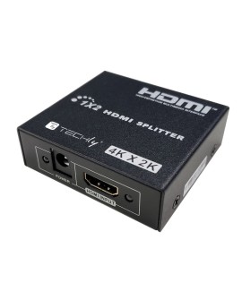 Splitter HDMI 1x2 4K30Hz Aktywny Rozdzielacz HDMI Techly